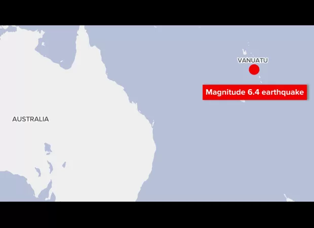 6.4 earthquake hits Vanuatu