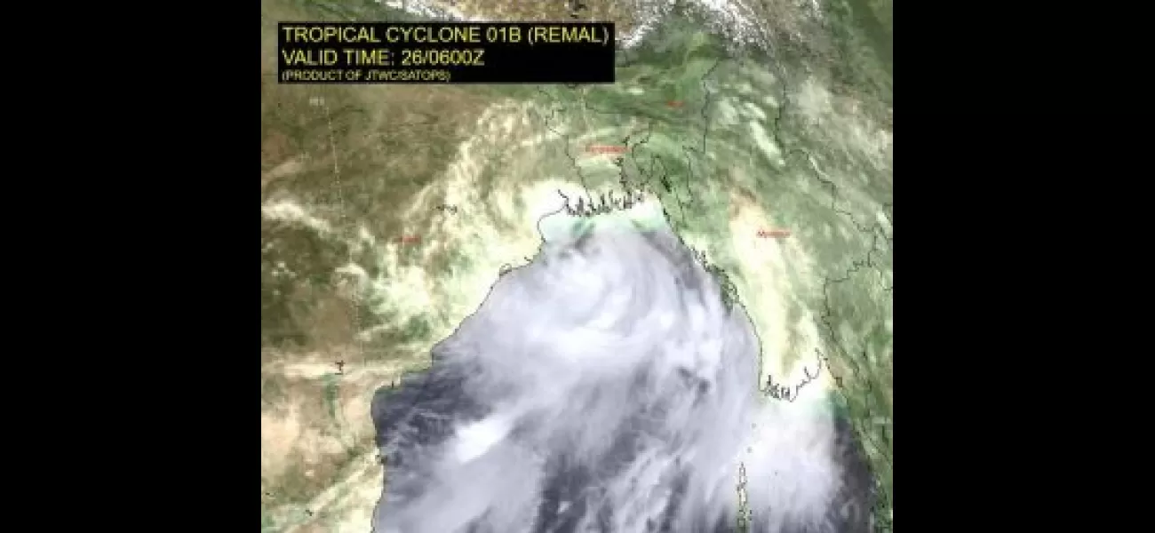 Dangerous cyclone 'Remal' approaching Bengal coast; more than 100,000 people relocated to shelters.