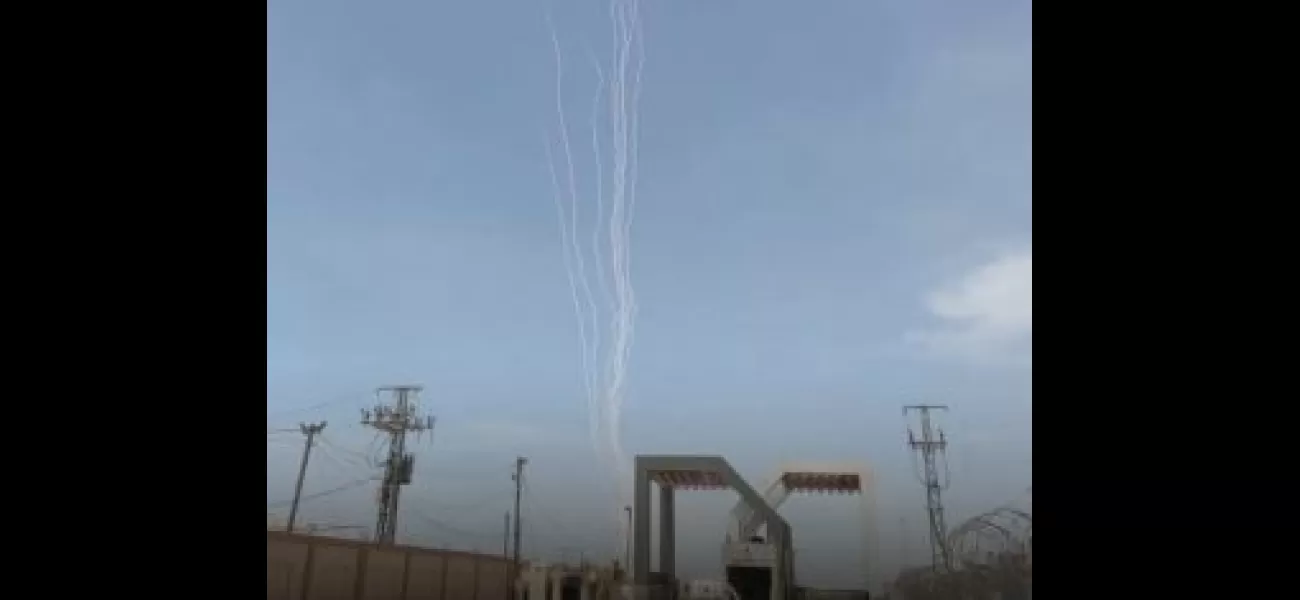 Hamas' rocket strike from Gaza triggers air raid sirens in Tel Aviv, a rare occurrence in recent months.