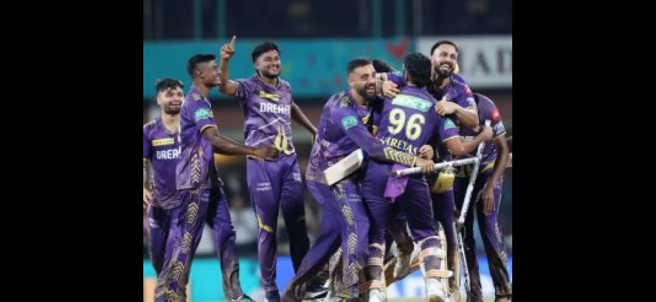 KKR dominates SRH, winning their third IPL championship with an 8-wicket victory.