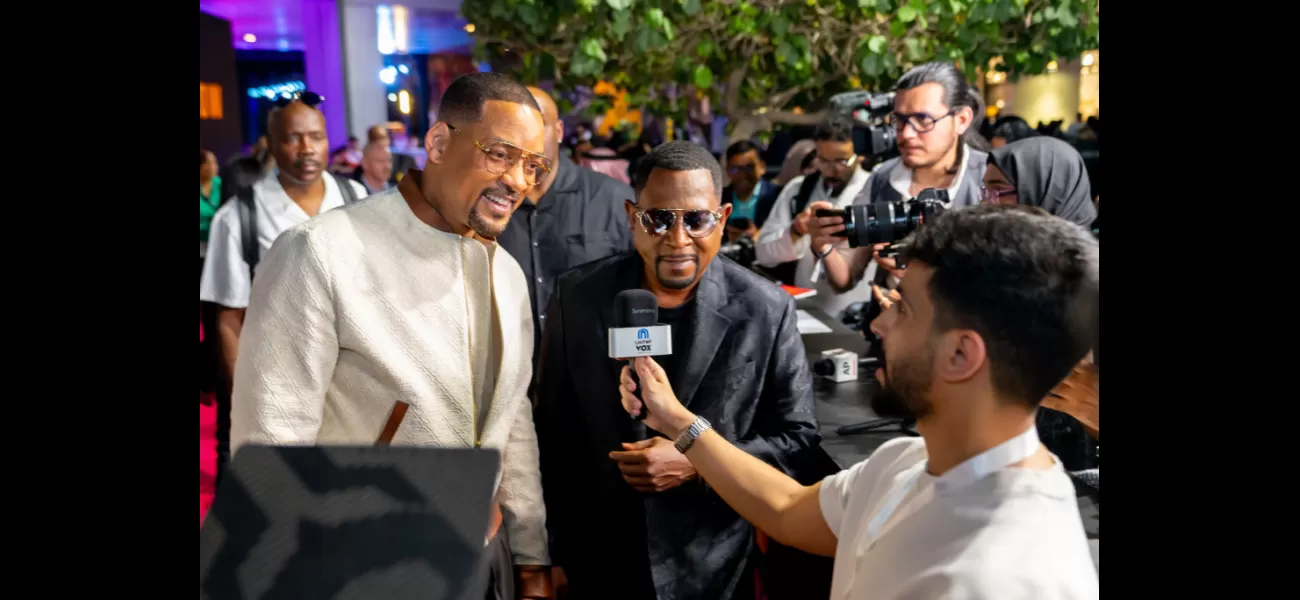 Hollywood stars Will Smith and Martin Lawrence mark the first ever premiere in Saudi Arabia.