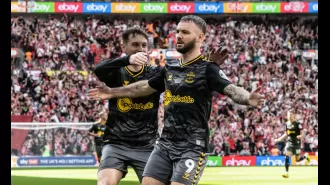 Southampton secures spot in Premier League after beating Leeds United in Championship play-off final.