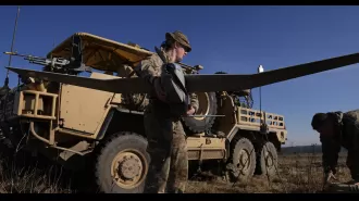 Nato to build a new drone barrier along 1,340km of Russian border.