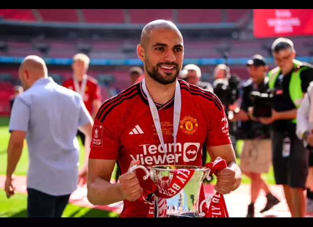 Sofyan Amrabat discusses his future with Manchester United following their FA Cup win.