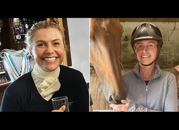 A British equestrian participant passes away after plunging into water while competing.