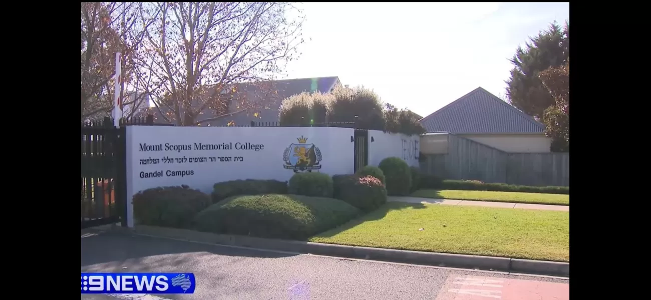 Students at a school are frightened following a threat, 