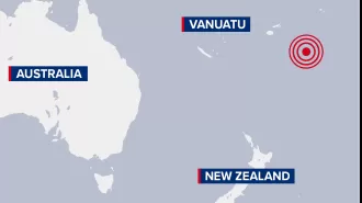 Tonga struck by powerful quake, no damage reported.