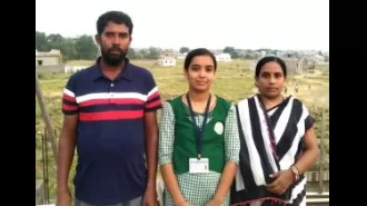 A mason's daughter from Sambalpur is the top student in the district.