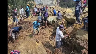 Deadly landslide kills thousands and destroys village.