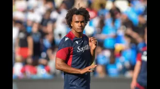 Bologna striker Joshua Zirkzee addresses rumors of being pursued by Arsenal.