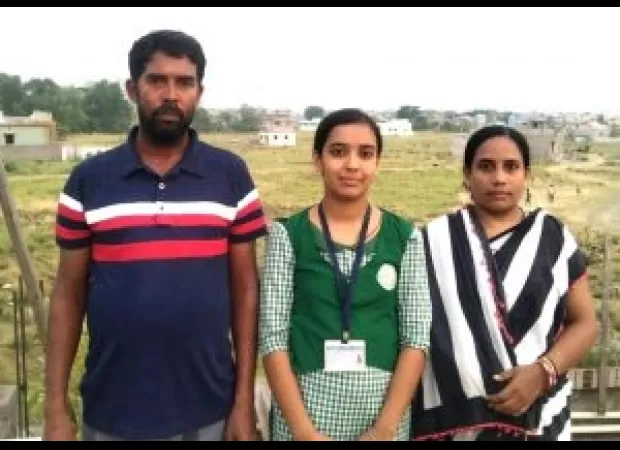 A mason's daughter from Sambalpur is the top student in the district.