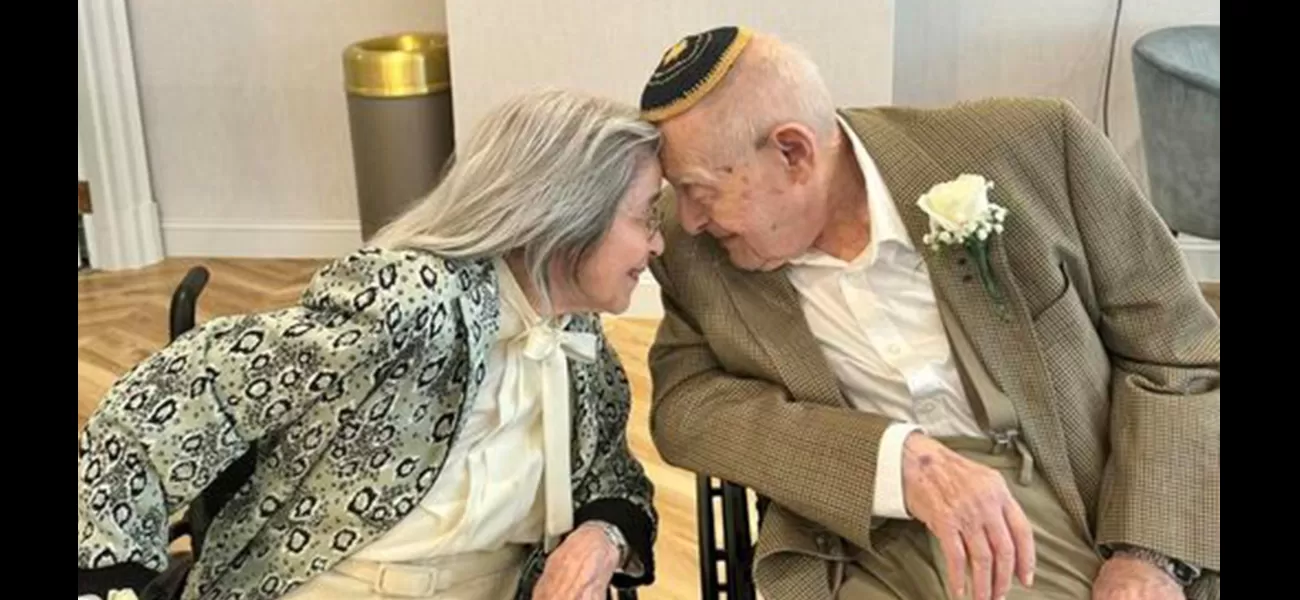 A man marries his 102-year-old girlfriend in a memorable ceremony at a retirement home.