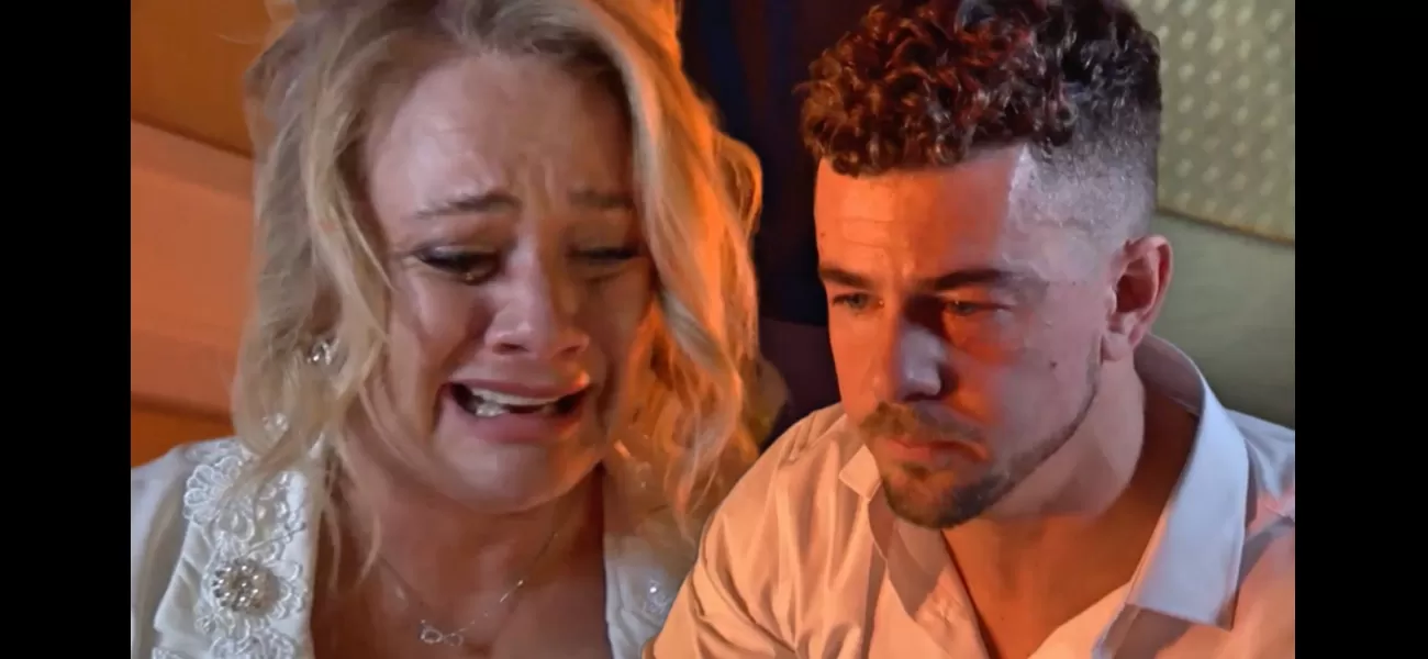 Leela and Joel in deep sorrow on Hollyoaks after hearing heartbreaking news about their child.