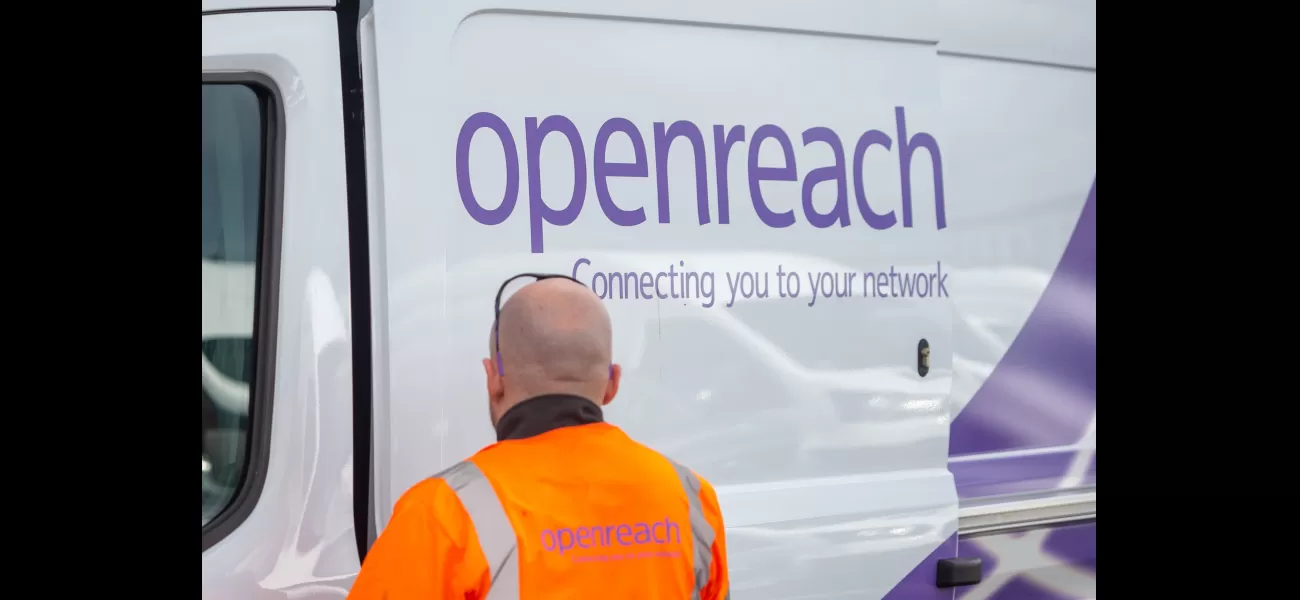 UK map displays 500 regions to receive fibre optic internet.