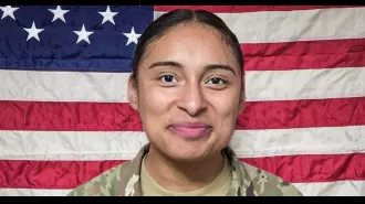 A woman U.S. soldier was discovered deceased in a locked bedroom of her off-base apartment.