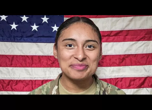 A woman U.S. soldier was discovered deceased in a locked bedroom of her off-base apartment.