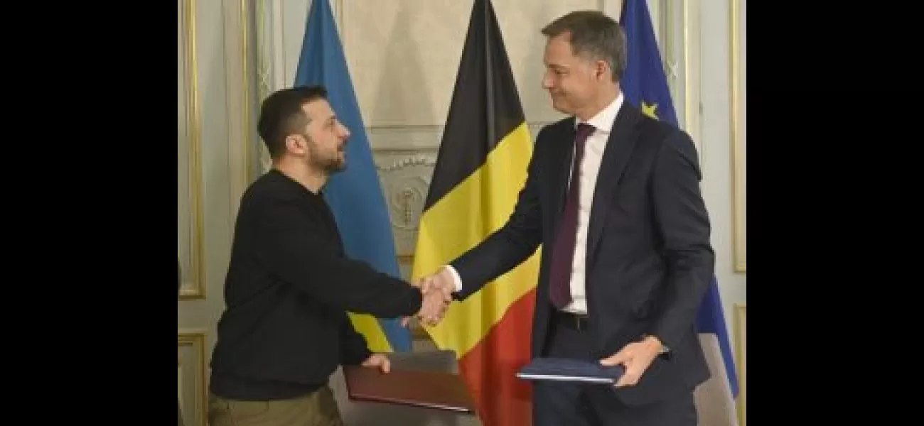 Belgium pledges $1 billion for Ukraine during Zelenskyy's ongoing European trip.