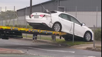 Police are searching for driver who caused fatal accident while operating as an Uber driver.