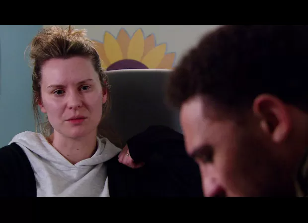 In Emmerdale, Dawn receives upsetting information about Evan, which leads to a frightening situation.