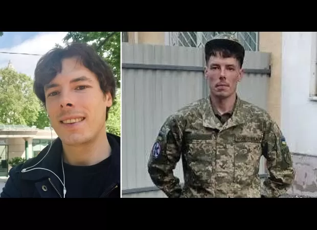 A man from Britain travels 300km to join the fight in Ukraine after his friend is killed by Putin's forces.
