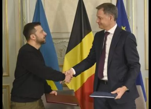 Belgium pledges $1 billion for Ukraine during Zelenskyy's ongoing European trip.