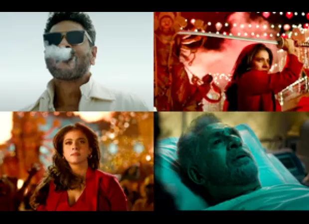 Bollywood star Kajol shows off her fierce side as she wields a sword in the teaser for 'Maharagni - Queen of Queens'.