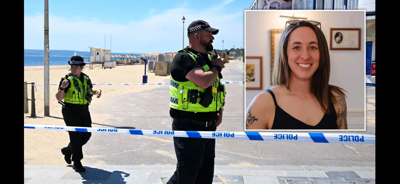 A 20-year-old man was arrested for stabbing a woman at Bournemouth beach.