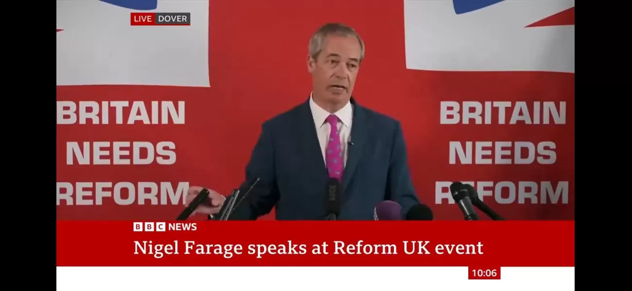 BBC news anchor says sorry on live TV for remarks about Nigel Farage