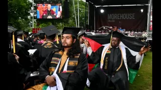 Young people graduating face doubts about job prospects due to pro-Palestine protests in job market.