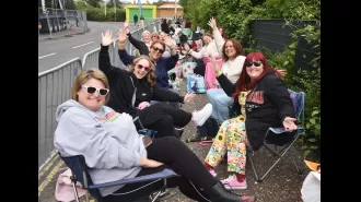 Avid 90s boyband fans wait 36 hours for Norwich concert.