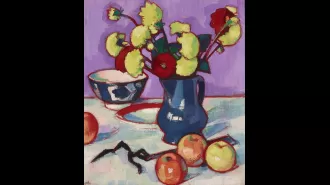 Scottish artist S.J. Peploe's painting may sell for as much as £300,000.
