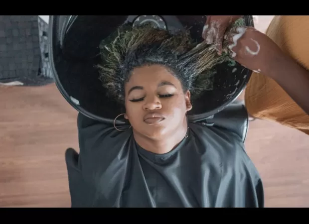 Customers increasingly opt for quieter hair appointments at the salon.