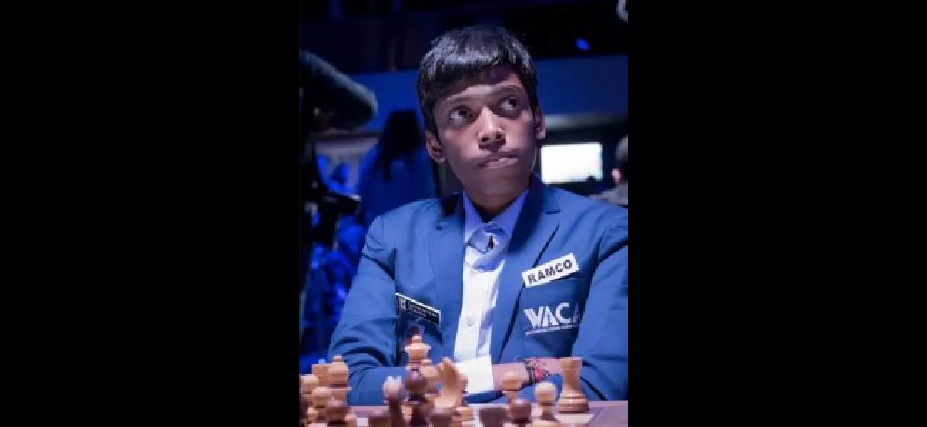 Young chess prodigy Praggnanandhaa falls to World Champion Liren in sudden death Armageddon match at Norway Chess.