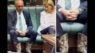 Barnaby Joyce is being criticized for his choice of attire in Parliament due to his cowboy boots.