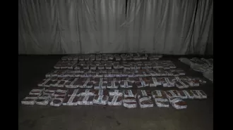 Two men imprisoned for transporting second largest amount of cocaine ever found in Australia.