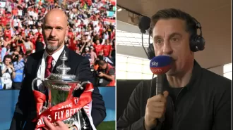 Gary Neville tells Manchester United owners they made a mistake in firing Erik ten Hag.