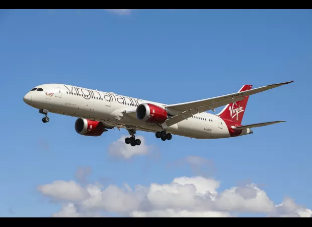 A Virgin Airlines flight caused an urgent reaction at an airport in the UK.