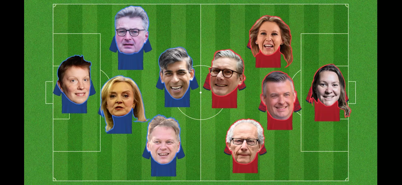 Our choices for a Labour vs. Tories five-a-side match in a football-dominated election.
