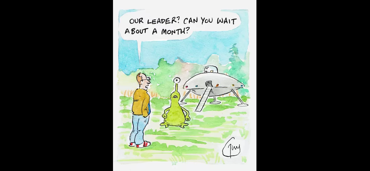 Guy Venables' cartoon in the Metro newspaper.