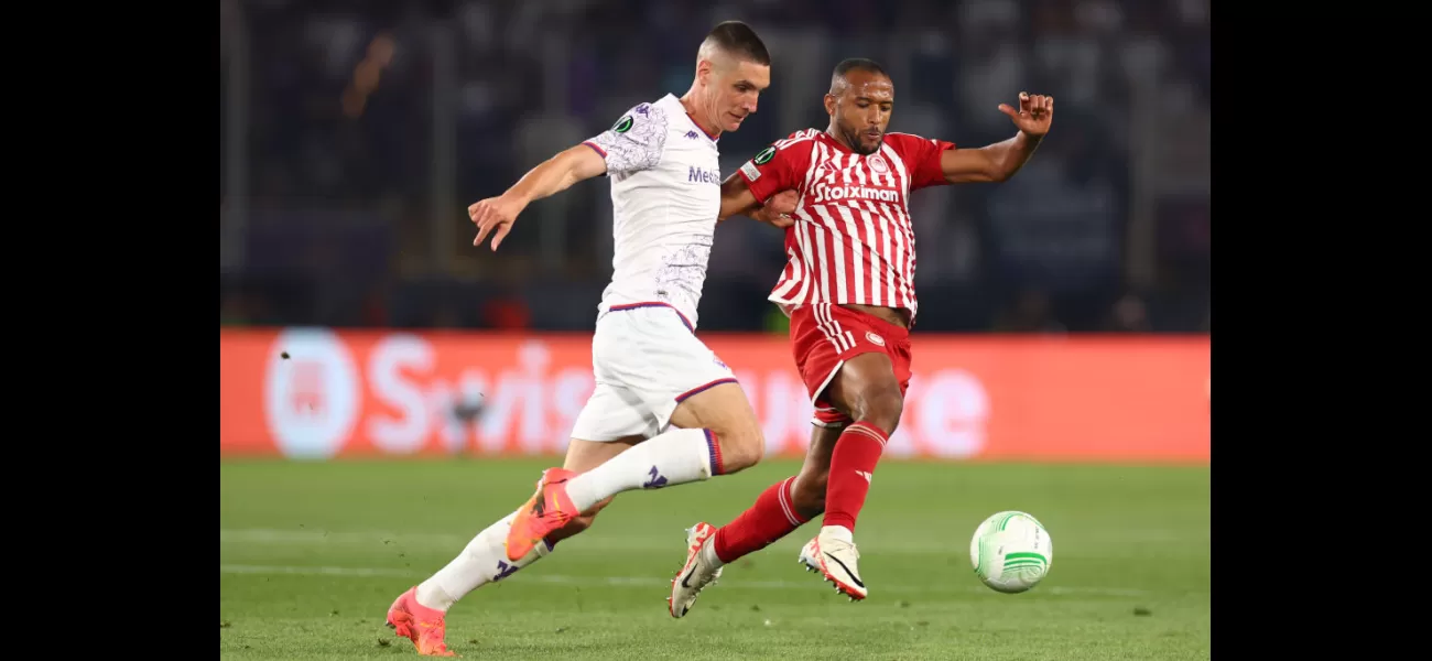 Olympiacos surprises Fiorentina in added time to claim Europa Conference League victory.
