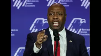 Tim Scott lies in recent CNN interview.