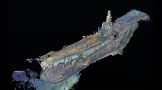 A famous American WWII submarine, sunk 80 years ago, has been discovered 3,000 feet deep in the ocean.