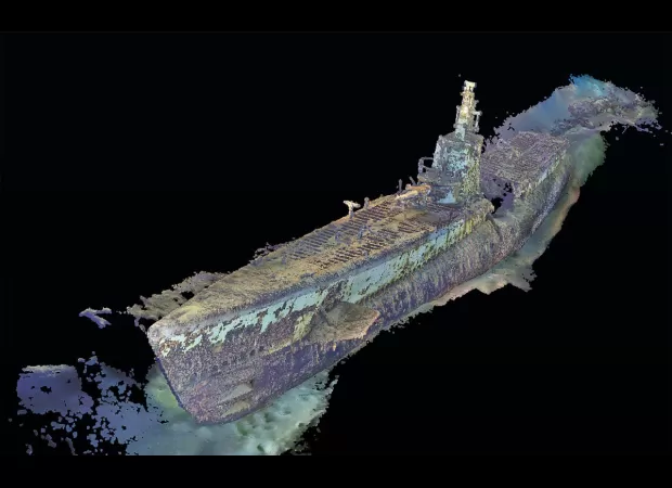 A famous American WWII submarine, sunk 80 years ago, has been discovered 3,000 feet deep in the ocean.
