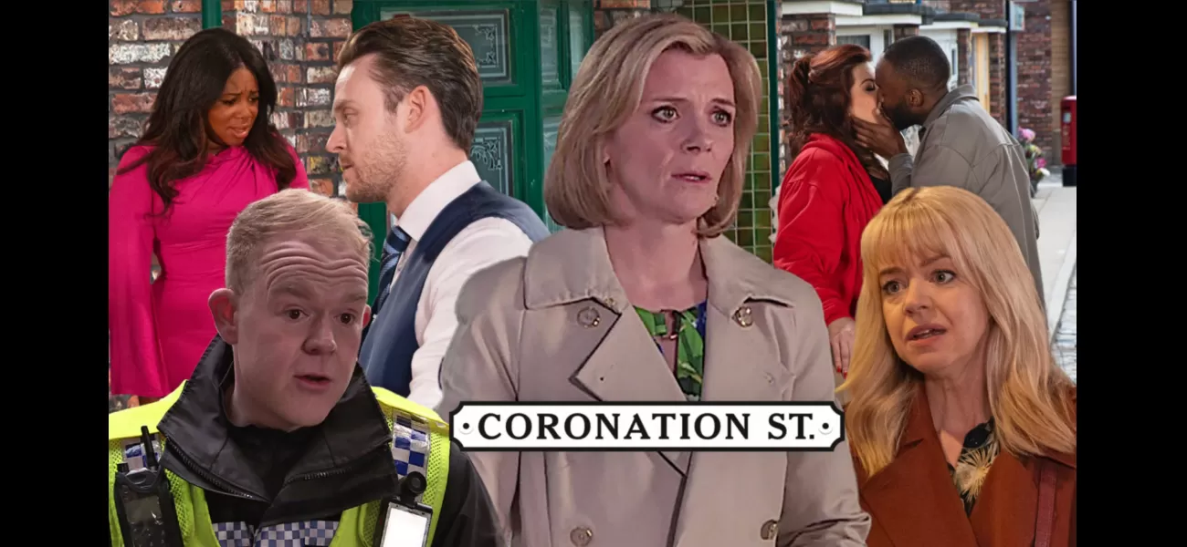 Coronation Street announces a significant departure and discovery of a deceased individual in 33 photographs.