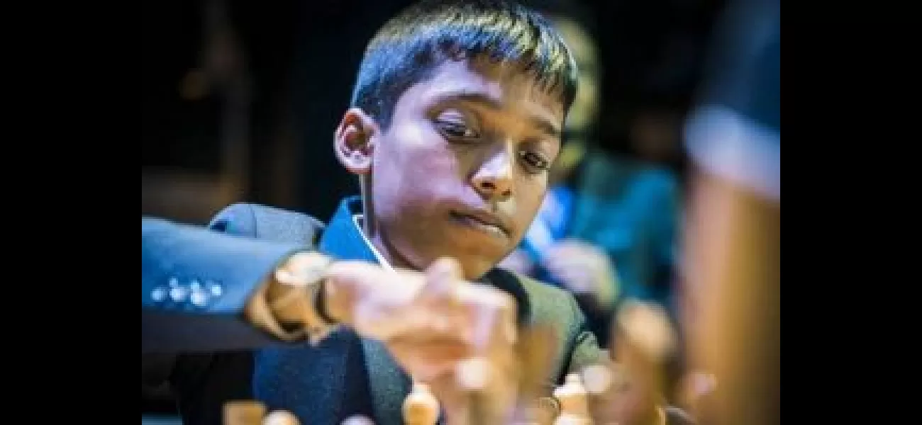 Young chess prodigy Praggnanandhaa scores first major victory against reigning world champion Carlsen at Norway chess tournament.