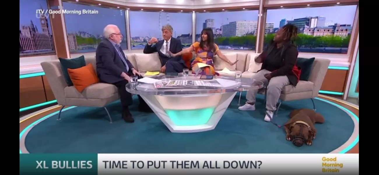 TV host Ranvir Singh stops intense discussion on XL bullying during heated argument on Good Morning Britain.