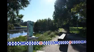 Police confirm that a baby boy was born near a river after evidence of the birth was discovered.