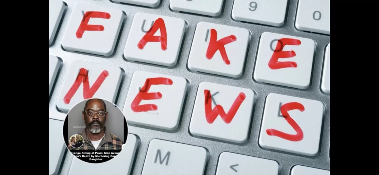Police have stated that a revenge-murder story involving prom is fake news created by AI.