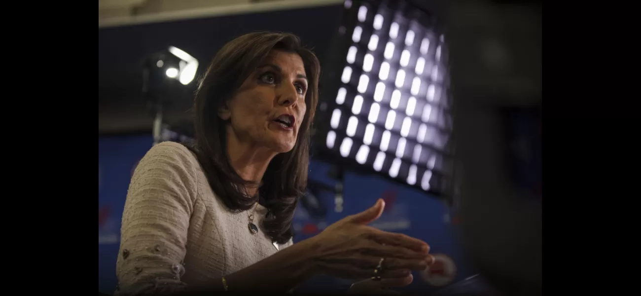 Nikki Haley visits Israel and writes a war message on an artillery shell.