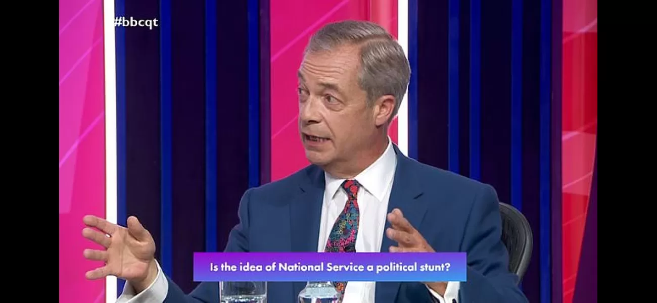 Fiona Bruce shuts down Nigel Farage on Question Time with a 